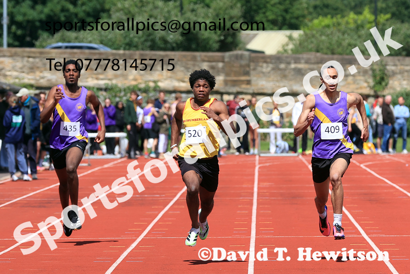 Sprints, 2026 Northern Schools Inter Counties, Wentworth, Hexham. Photo: David T. Hewitson/Sports for All Pics